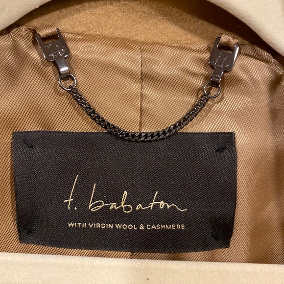 Babaton Wool-Cashmere Coat Sz Large - Picture 4 of 7